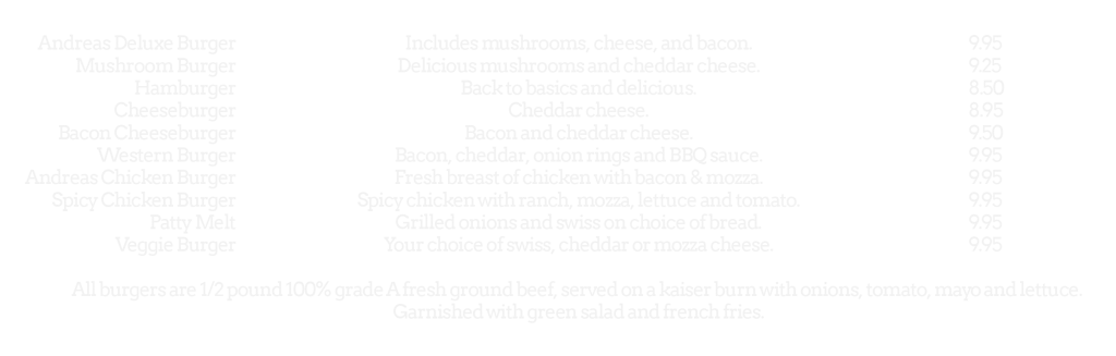 lunchmenu burger 2